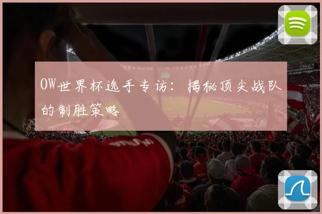 OW世界杯选手专访:揭秘顶尖战队的制胜策略