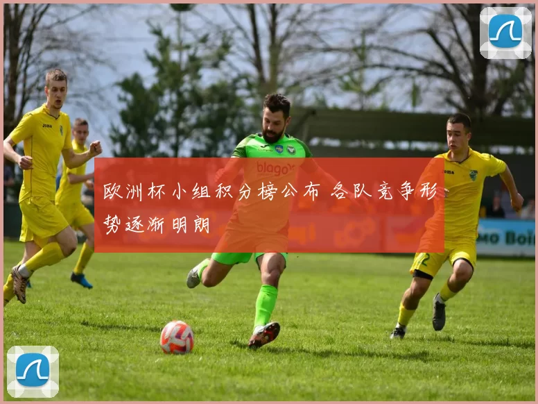 欧洲杯小组积分榜公布 各队竞争形势逐渐明朗